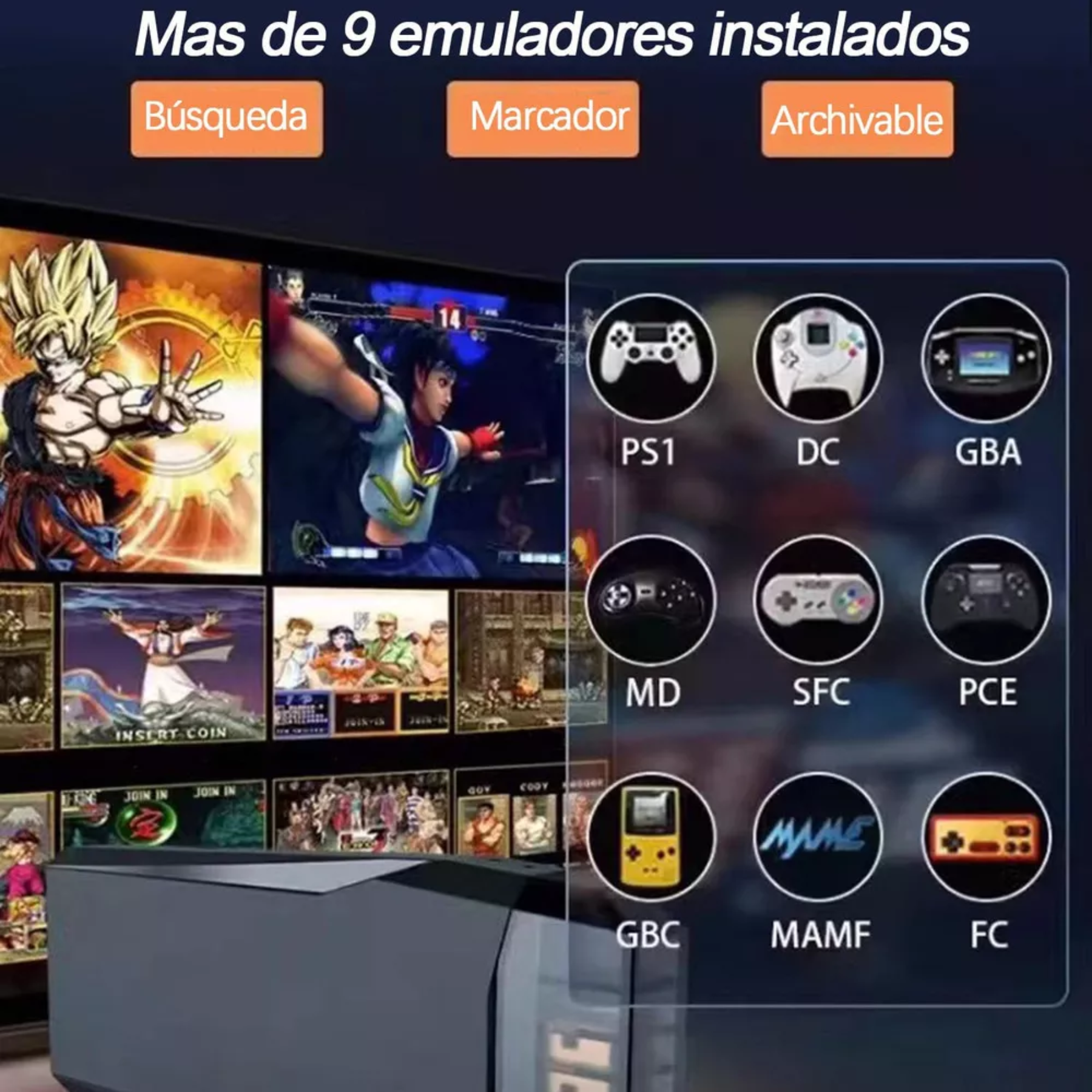Juego Retro con la Consola GameStick Retro Edition