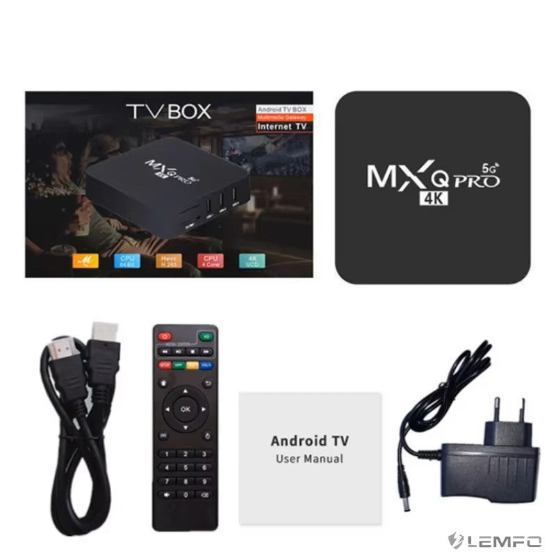 Centro de Entretenimiento Inteligente con el TV Box Android 12.0 4K 75Hz